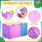 4 Pack Luau Grass Table Skirt Colorful - Hawaiian Tropical Table Skirt
